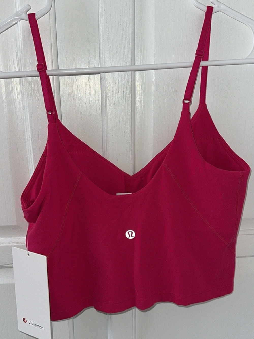 Lululemon Athletica Align Pink Cropped Cami Tank Top NWT - Picture 3 of 6